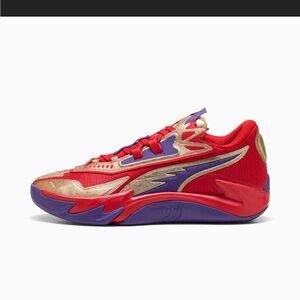 Puma - zeros II - Red and Gold Athletic Shoes